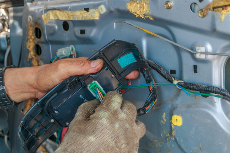 fixing wire switches car door unlocking in norristown, pa.